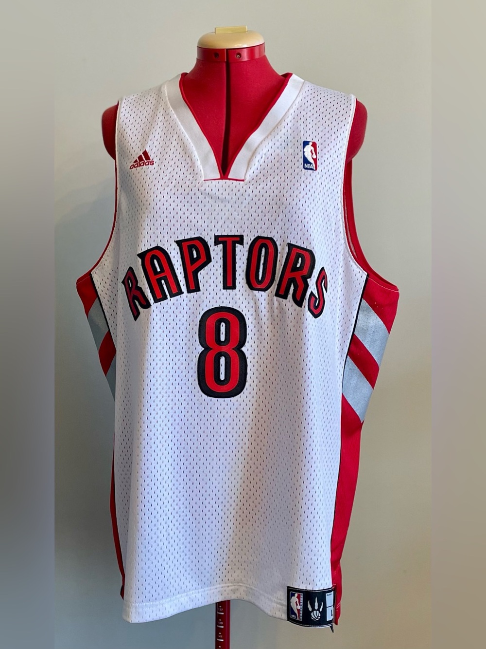 Adidas - Raptors NBA jersey #8 Calderon - Size Large